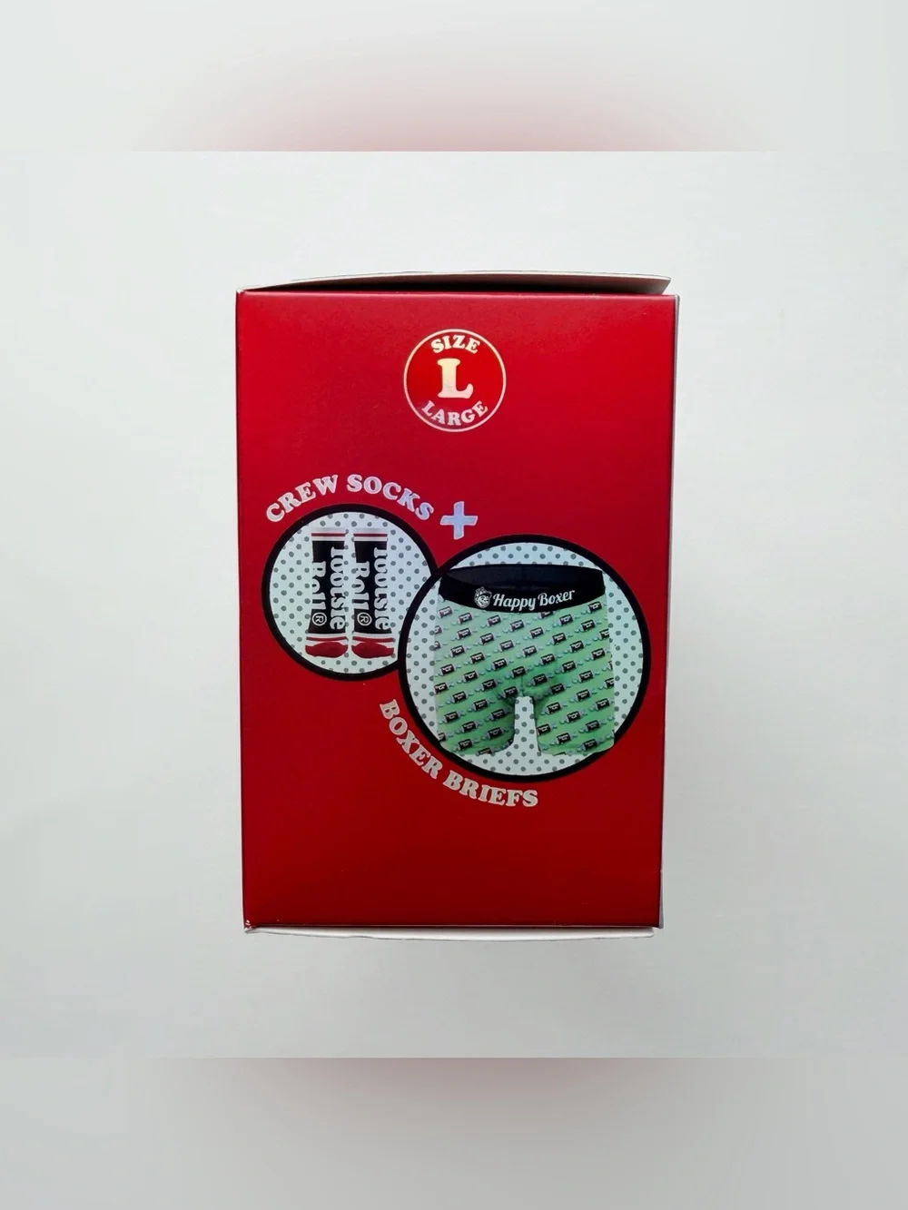 Tootsie Roll Boxer Briefs Socks Gift Set Mens Large Candy Gift